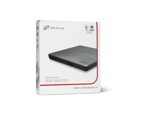 Привод LG DVD-RW ext. Silver Slim Ret. USB2.0