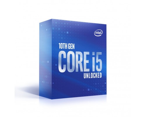 Процессор CPU Intel Core i5-10600K (4.1GHz/12MB/6 cores) LGA1200 BOX, TDP 125W, max 128Gb DDR4-2666,  BX8070110600KSRH6R