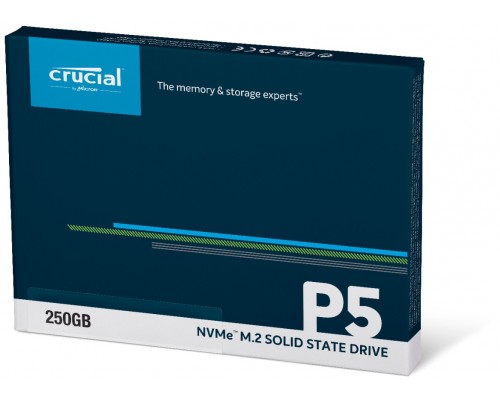 Накопитель M.2 SSD Crucial P5 SSD 250GB, M.2 (2280), PCIe Gen 3.0, NVMe, R3400/W1400, 150 TBW