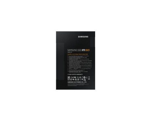 Накопитель SATA SSD Samsung SSD 2TB 870 QVO, V-NAND 4-bit MLC, MKX, 2.5