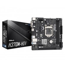 Материнская плата H370 S1151 MATX H370M-HDV ASROCK                                                                                                                                                                                                        