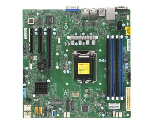 Серверная материнская плата C242 S1151 MATX BLK MBD-X11SCL-F-B SUPERMICRO