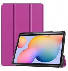 Чехол IT BAGGAGE  для планшета SAMSUNG Galaxy Tab S6 Lite 10.4 с держателем стилуса фиолетовый ITSSGTS6L-7                                                                                                                                                