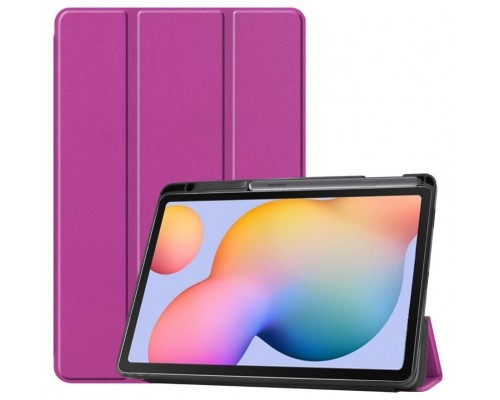 Чехол IT BAGGAGE  для планшета SAMSUNG Galaxy Tab S6 Lite 10.4 с держателем стилуса фиолетовый ITSSGTS6L-7