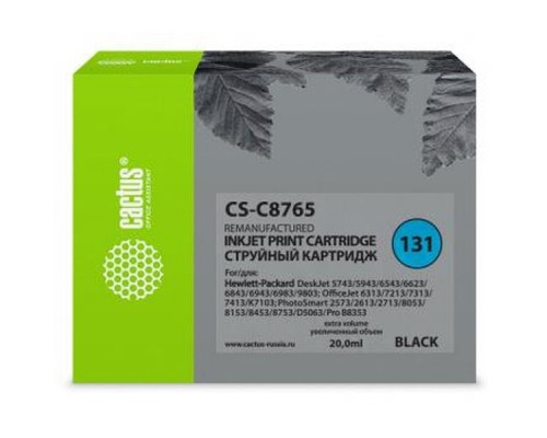 Картридж BLACK NO.131 20ML CS-C8765 CACTUS