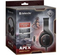 Гарнитура GAMING APEX PRO 64526 DEFENDER                                                                                                                                                                                                                  