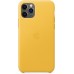 Чехол iPhone 11 Pro Leather Case - Meyer Lemon