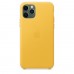 Чехол iPhone 11 Pro Leather Case - Meyer Lemon