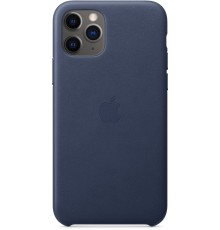 Чехол iPhone 11 Pro Leather Case - Midnight Blue                                                                                                                                                                                                          