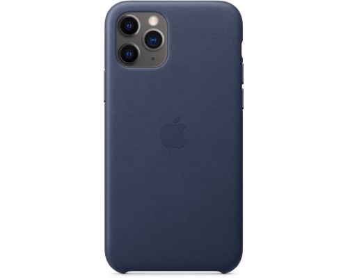 Чехол iPhone 11 Pro Leather Case - Midnight Blue