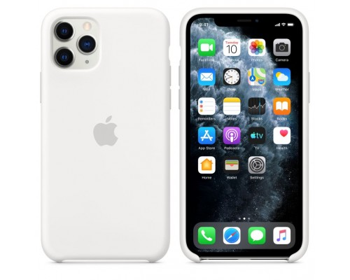 Чехол iPhone 11 Pro Silicone Case - White