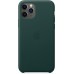 Чехол iPhone 11 Pro Leather Case - Forest Green