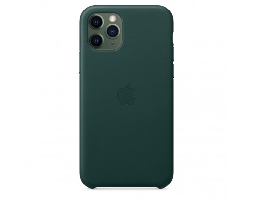 Чехол iPhone 11 Pro Leather Case - Forest Green