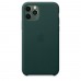 Чехол iPhone 11 Pro Leather Case - Forest Green