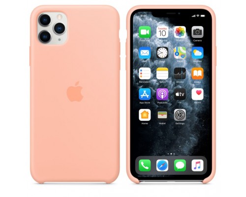 Чехол iPhone 11 Pro Max Silicone Case - Grapefruit