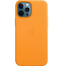 Чехол iPhone 12 Pro Max Leather Case with MagSafe - California Poppy                                                                                                                                                                                      