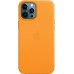 Чехол iPhone 12 Pro Max Leather Case with MagSafe - California Poppy