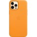 Чехол iPhone 12 Pro Max Leather Case with MagSafe - California Poppy