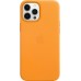 Чехол iPhone 12 Pro Max Leather Case with MagSafe - California Poppy