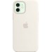 Чехол iPhone 12 | 12 Pro Silicone Case with MagSafe - White