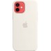 Чехол iPhone 12 | 12 Pro Silicone Case with MagSafe - White