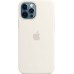 Чехол iPhone 12 | 12 Pro Silicone Case with MagSafe - White