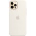 Чехол iPhone 12 | 12 Pro Silicone Case with MagSafe - White