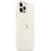 Чехол iPhone 12 | 12 Pro Silicone Case with MagSafe - White