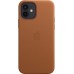 Чехол iPhone 12 | 12 Pro Leather Case with MagSafe - Saddle Brown