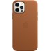 Чехол iPhone 12 | 12 Pro Leather Case with MagSafe - Saddle Brown