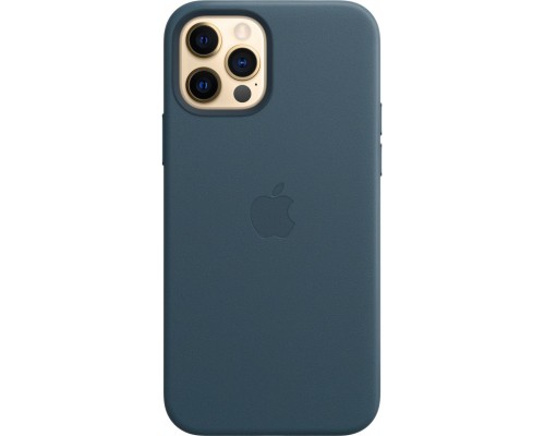 Чехол iPhone 12 | 12 Pro Leather Case with MagSafe - Baltic Blue