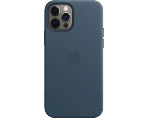 Чехол iPhone 12 | 12 Pro Leather Case with MagSafe - Baltic Blue