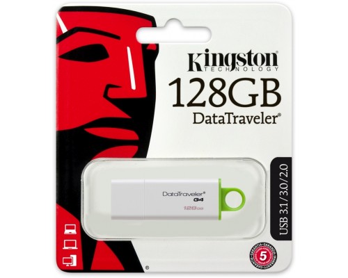 Носитель USB Flash Kingston 128GB USB 3.0 DataTraveler I G4