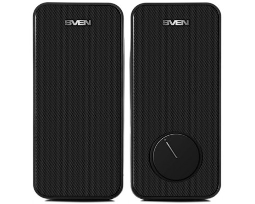 Акустическая 2.0 система SVEN 470, чёрный, USB, мощность 2x6 Вт(RMS)