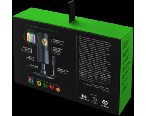Микрофон Razer Seiren Emote – Microphone with Emoticons - FRML Packaging