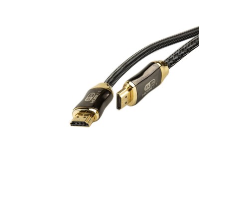 Кабель HDMI 19M/M,ver. 2.1, 8K@60 Hz 1.5m метал разъемы, нейлоновая оплетка Telecom TCG300-1.5M