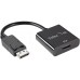 Адаптер-переходник Telecom DisplayPort (Male) - HDMI (Female) 4K@60Hz, 0.2 метра, чёрный (TA555)