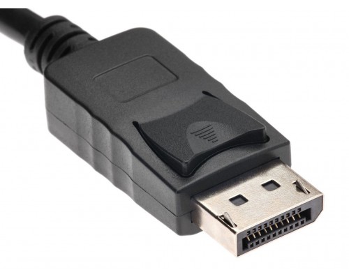 Адаптер-переходник Telecom DisplayPort (Male) - HDMI (Female) 4K@60Hz, 0.2 метра, чёрный (TA555)