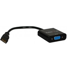 Кабель-переходник Mini HDMI M => VGA F 0.15m Telecom (TA592)                                                                                                                                                                                              