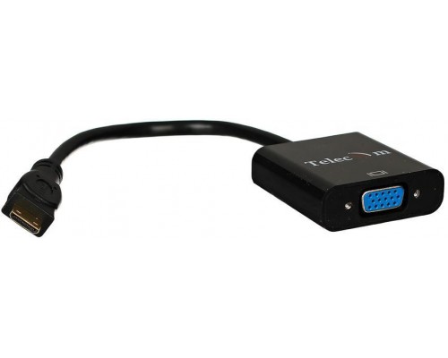 Кабель-переходник Mini HDMI M => VGA F 0.15m Telecom (TA592)