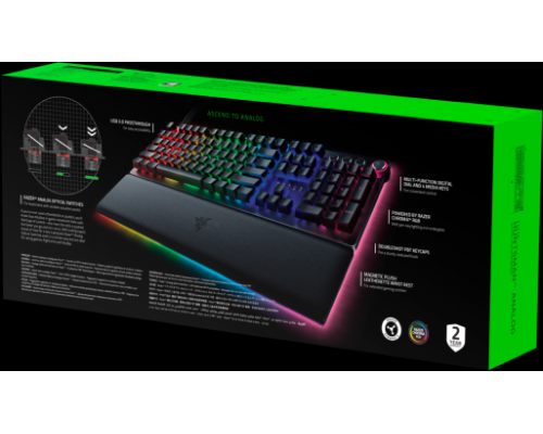 Клавиатура Razer Huntsman V2 Analog - Analog Optical Gaming Keyboard - Russian Layout