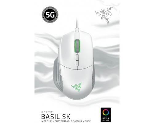 Мышь Razer Basilisk - Mercury Mouse 8btn