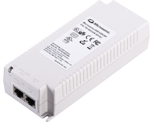 Инжектор 1-Port High-Power, 30W Per Port, 10/100/1000 BaseT Midspan, AC Input with Lightning Protection