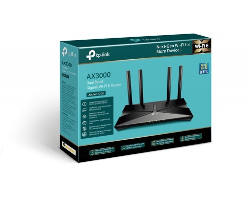 WiFi Роутер AX3000 Dual Band Wireless Gigabit Router,Dual-Core CPU, 1 USB 3.0 Port