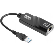 Сетевой адаптер Greenconnect Конвертер-переходник USB 3.0 -> LAN RJ-45 Giga Ethernet Card адаптер серия Greenline                                                                                                                                         