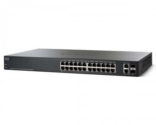 Коммутатор Cisco Small Business 220 Series SF220-24P-K9-EU