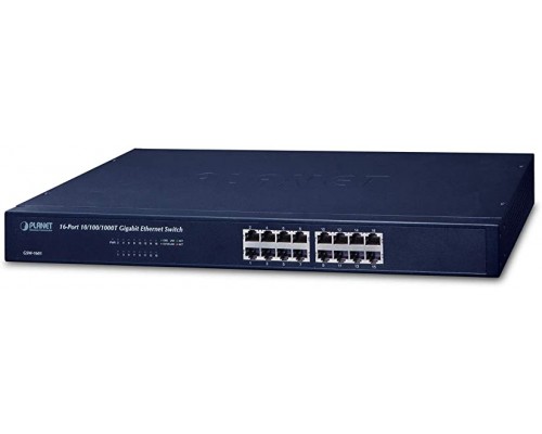 Коммутатор PLANET 16-Port 10/100/1000Mbps Gigabit Ethernet Switch