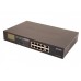 Коммутатор PLANET 8-Port 10/100/1000T 802.3at PoE + 2-Port 10/100/1000T Desktop Switch with LCD PoE Monitor (120W PoE Budget, Standard/VLAN/Extend mode)