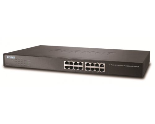 Коммутатор PLANET 16-Port 10/100Base-TX Fast Ethernet Switch