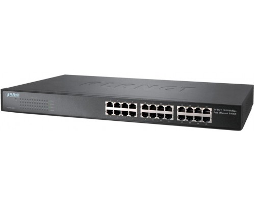 Коммутатор PLANET 24-Port 10/100Base-TX Fast Ethernet Switch